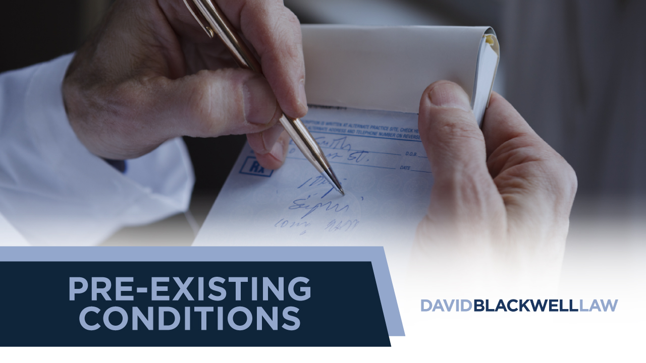 Pre-existing Conditions in a Lawsuit